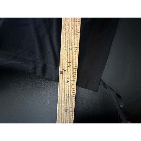 NEW BEBE XS Women Black Side ZIP One Shoulder Maxi Dress Evening Party 6-24 - Picture 8 of 9